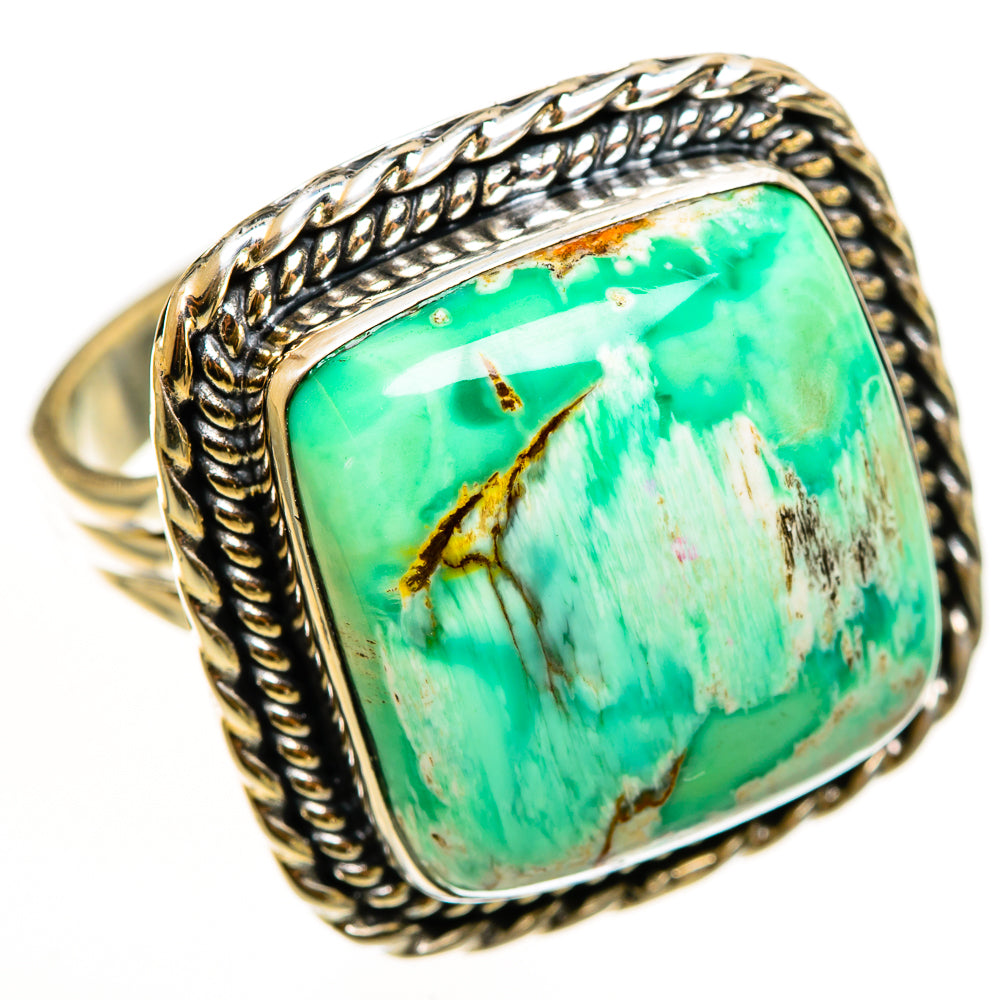 Variscite Rings handcrafted by Ana Silver Co - RING112497 - Photo 2
