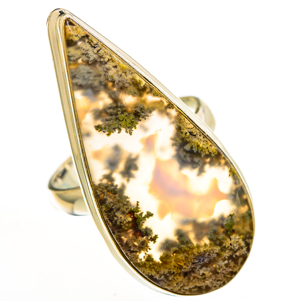 Indonesian Plume Agate Rings handcrafted by Ana Silver Co - RING112500 - Photo 2