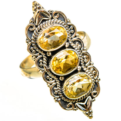 Citrine Rings handcrafted by Ana Silver Co - RING112505 - Photo 2