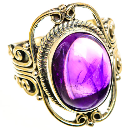 Amethyst Rings handcrafted by Ana Silver Co - RING112511 - Photo 2
