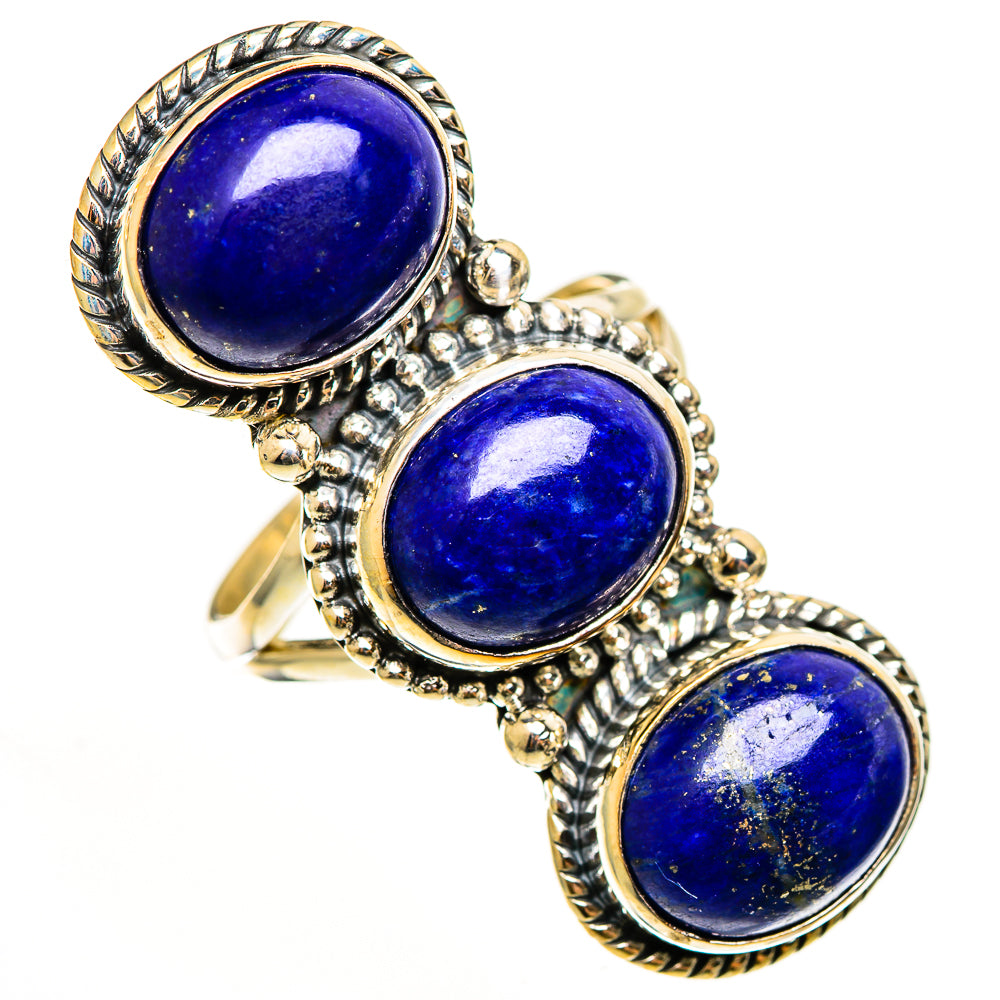 Lapis Lazuli Rings handcrafted by Ana Silver Co - RING112525 - Photo 2