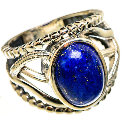 Lapis Lazuli Rings handcrafted by Ana Silver Co - RING112552 - Photo 2
