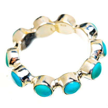 Sleeping Beauty Turquoise Rings handcrafted by Ana Silver Co - RING112553 - Photo 2