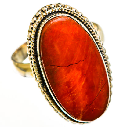 Red Jasper Rings handcrafted by Ana Silver Co - RING112561 - Photo 2