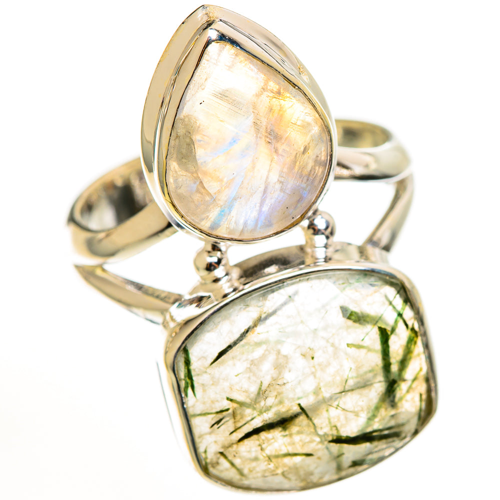 Tourmalinated Quartz Rings handcrafted by Ana Silver Co - RING112574 - Photo 2