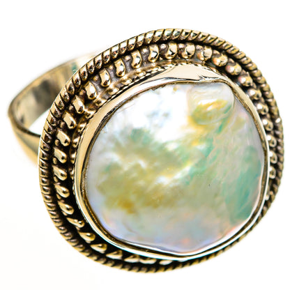 Cultured Pearl Rings handcrafted by Ana Silver Co - RING112577 - Photo 2