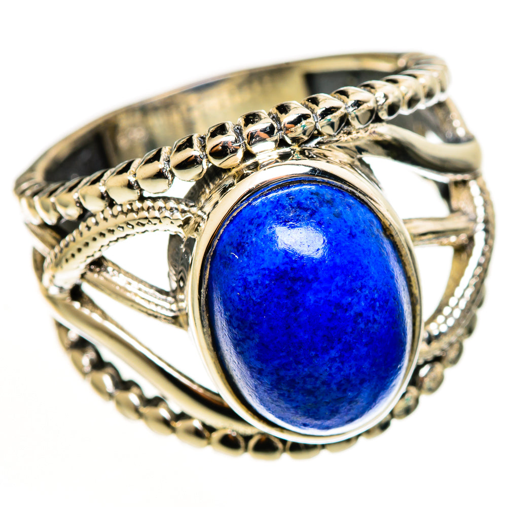 Lapis Lazuli Rings handcrafted by Ana Silver Co - RING112591 - Photo 2