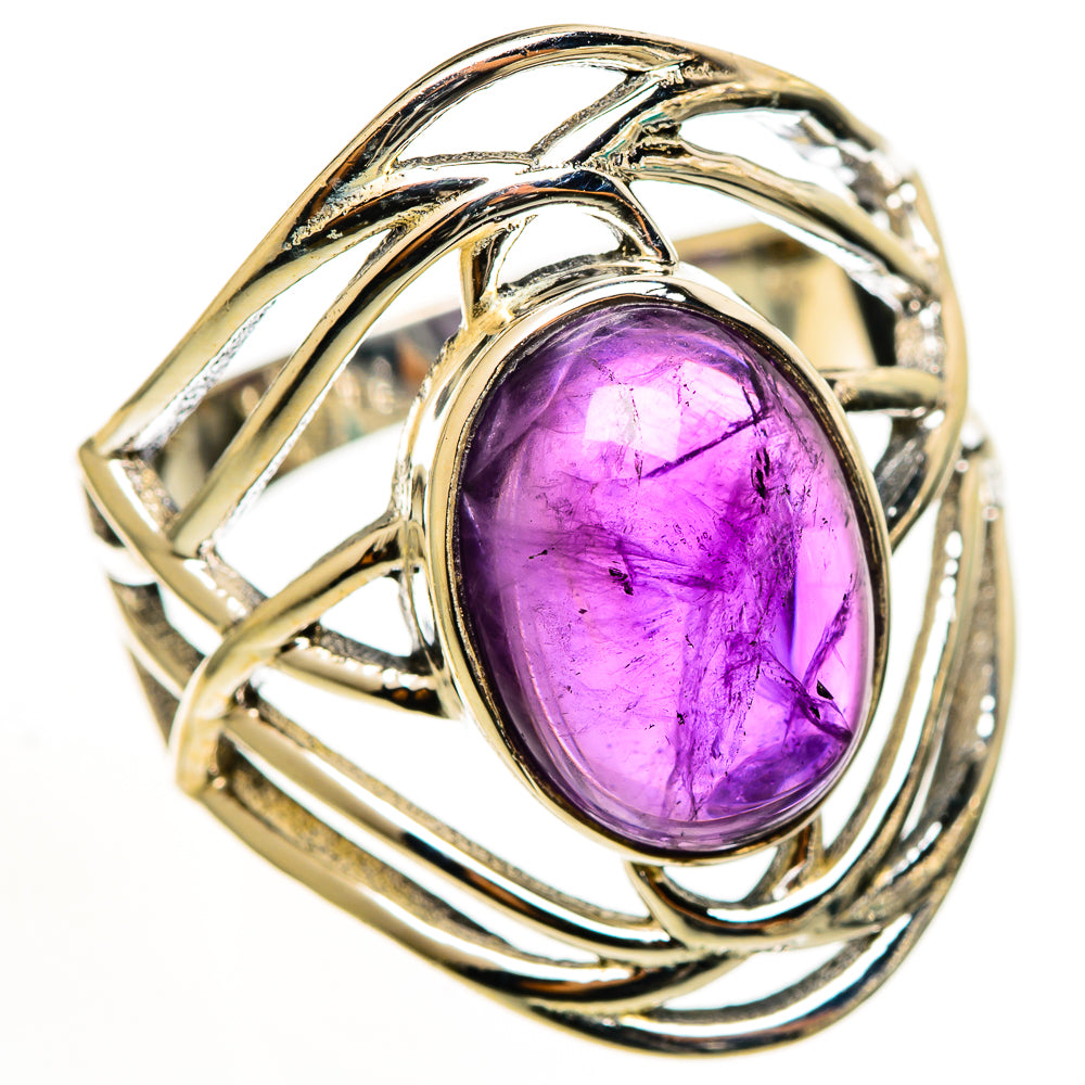 Amethyst Rings handcrafted by Ana Silver Co - RING112607 - Photo 2