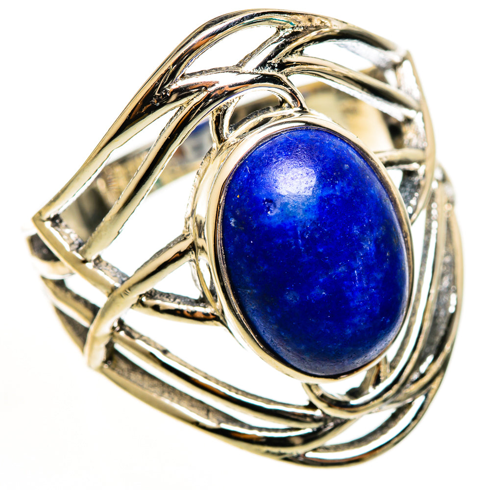 Lapis Lazuli Rings handcrafted by Ana Silver Co - RING112622 - Photo 2