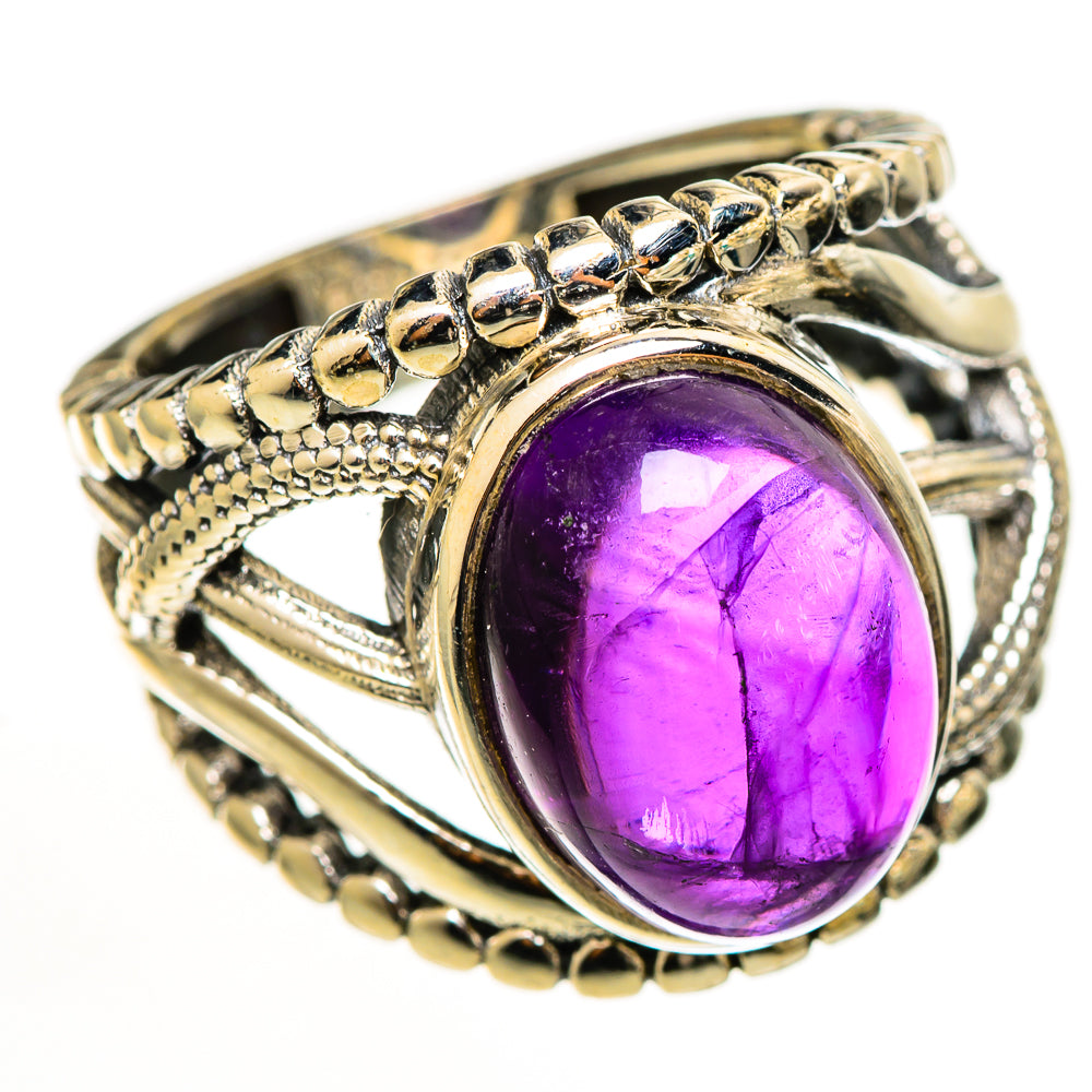 Amethyst Rings handcrafted by Ana Silver Co - RING112639 - Photo 2