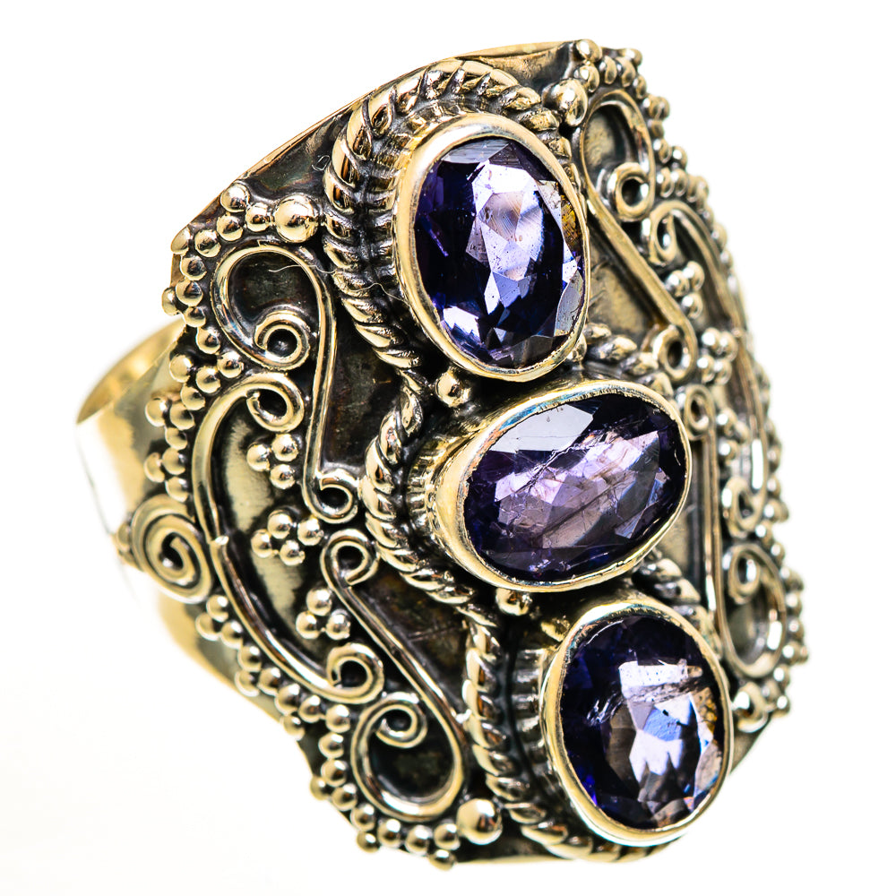 Violet Spinel Rings handcrafted by Ana Silver Co - RING112640 - Photo 2