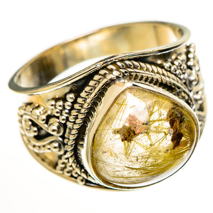 Rutilated Quartz Rings handcrafted by Ana Silver Co - RING112642 - Photo 2