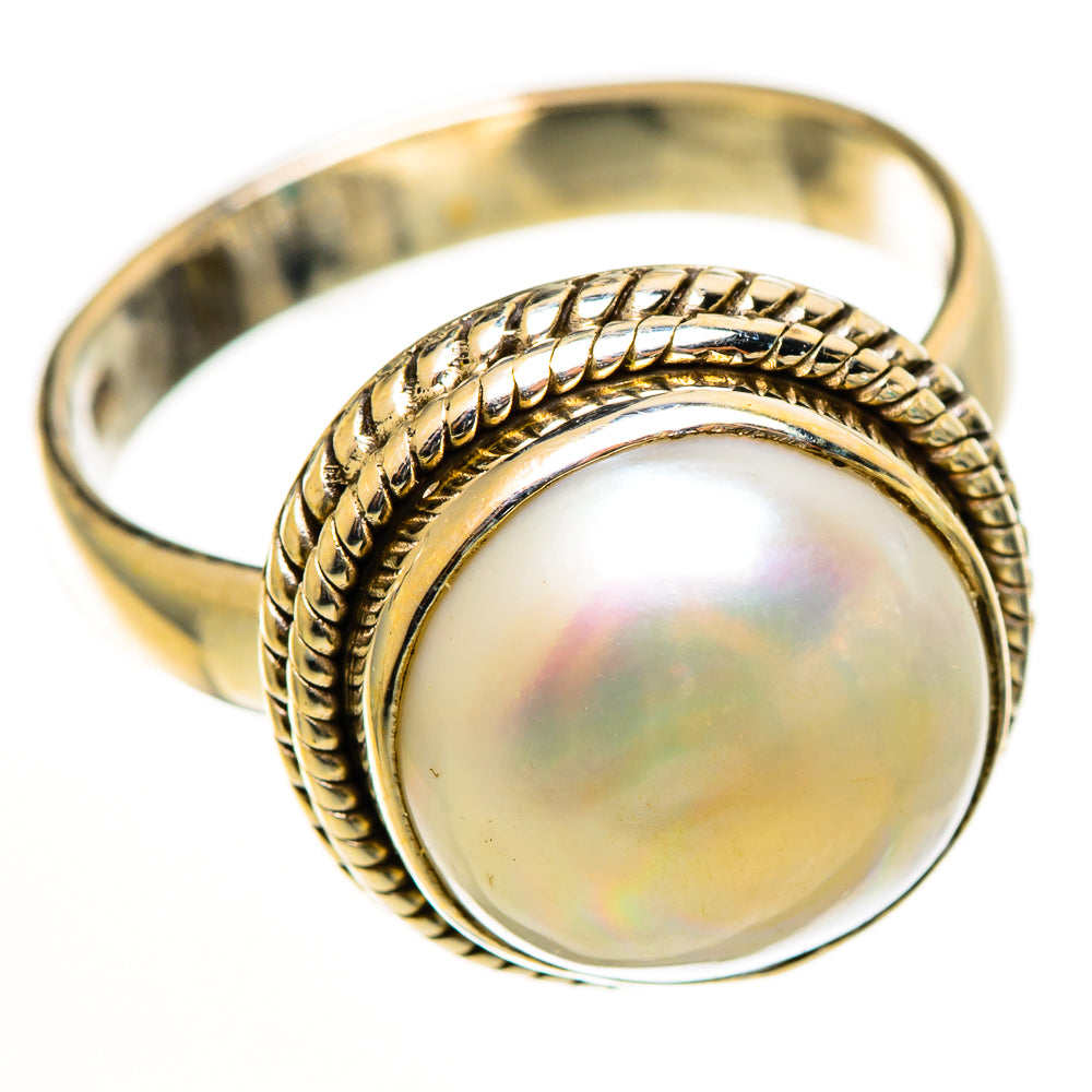 Cultured Pearl Rings handcrafted by Ana Silver Co - RING112644 - Photo 2
