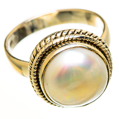 Cultured Pearl Rings handcrafted by Ana Silver Co - RING112644 - Photo 2