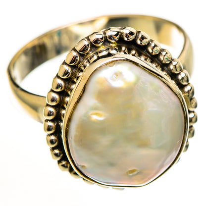Mother Of Pearl Rings handcrafted by Ana Silver Co - RING112647 - Photo 2