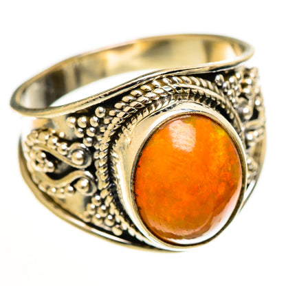 Ethiopian Opal Rings handcrafted by Ana Silver Co - RING112655 - Photo 2