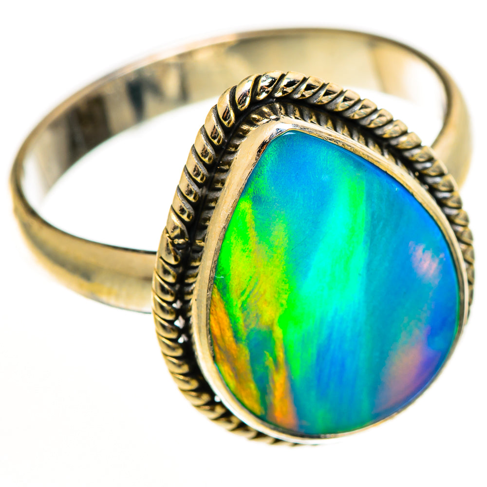 Aura Opal Rings handcrafted by Ana Silver Co - RING112656 - Photo 2