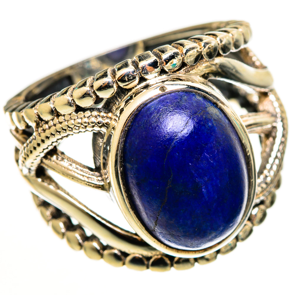 Lapis Lazuli Rings handcrafted by Ana Silver Co - RING112658 - Photo 2