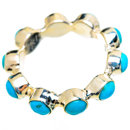 Sleeping Beauty Turquoise Rings handcrafted by Ana Silver Co - RING112660 - Photo 2