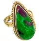 Ruby Zoisite Rings handcrafted by Ana Silver Co - RING112664 - Photo 2