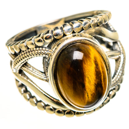 Tiger Eye Rings handcrafted by Ana Silver Co - RING112667 - Photo 2