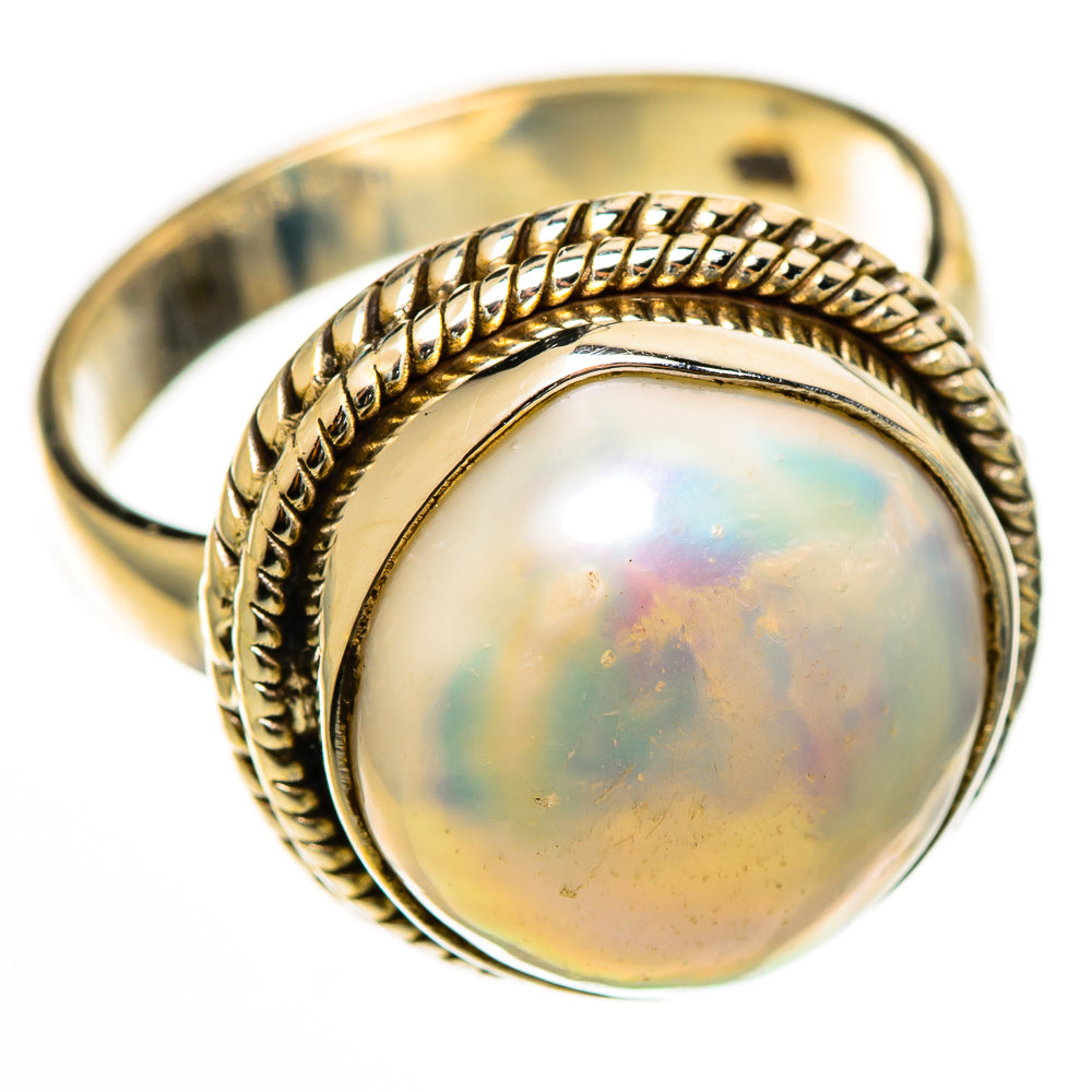 Cultured Pearl Rings handcrafted by Ana Silver Co - RING112677 - Photo 2