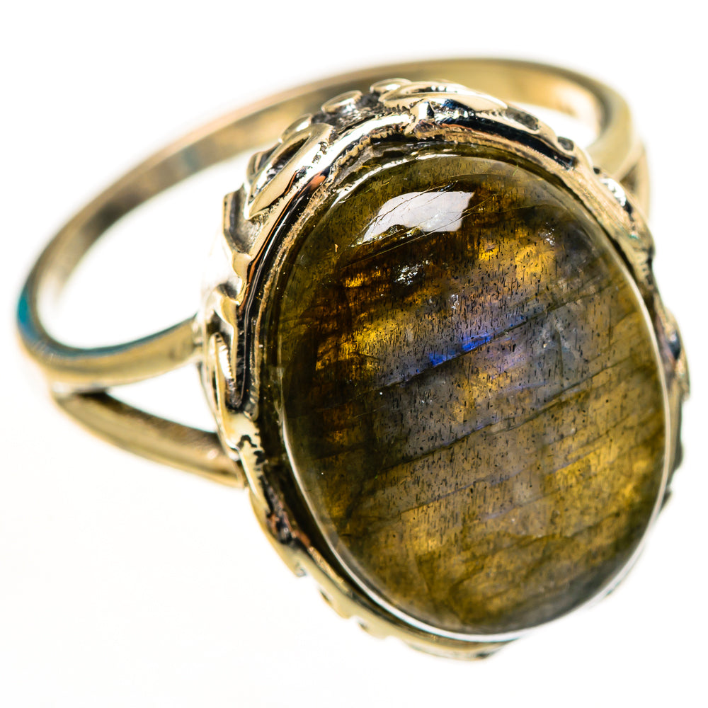 Labradorite Rings handcrafted by Ana Silver Co - RING112692 - Photo 2
