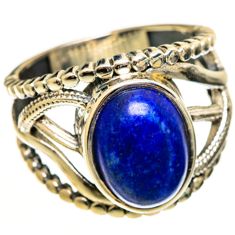 Lapis Lazuli Rings handcrafted by Ana Silver Co - RING112693 - Photo 2