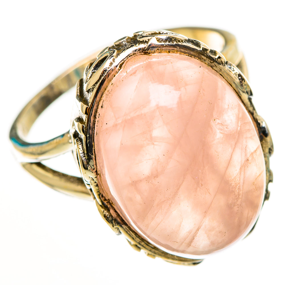 Rose Quartz Rings handcrafted by Ana Silver Co - RING112701 - Photo 2