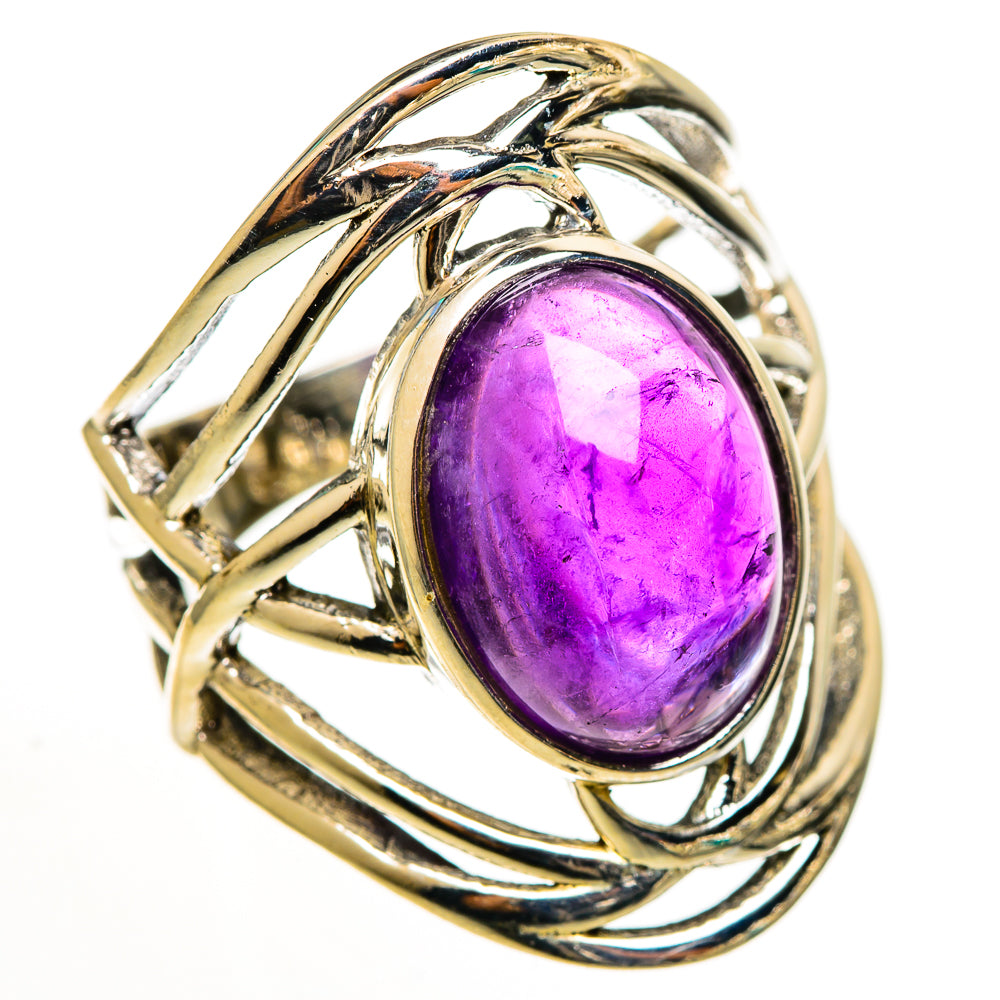 Amethyst Rings handcrafted by Ana Silver Co - RING112705 - Photo 2