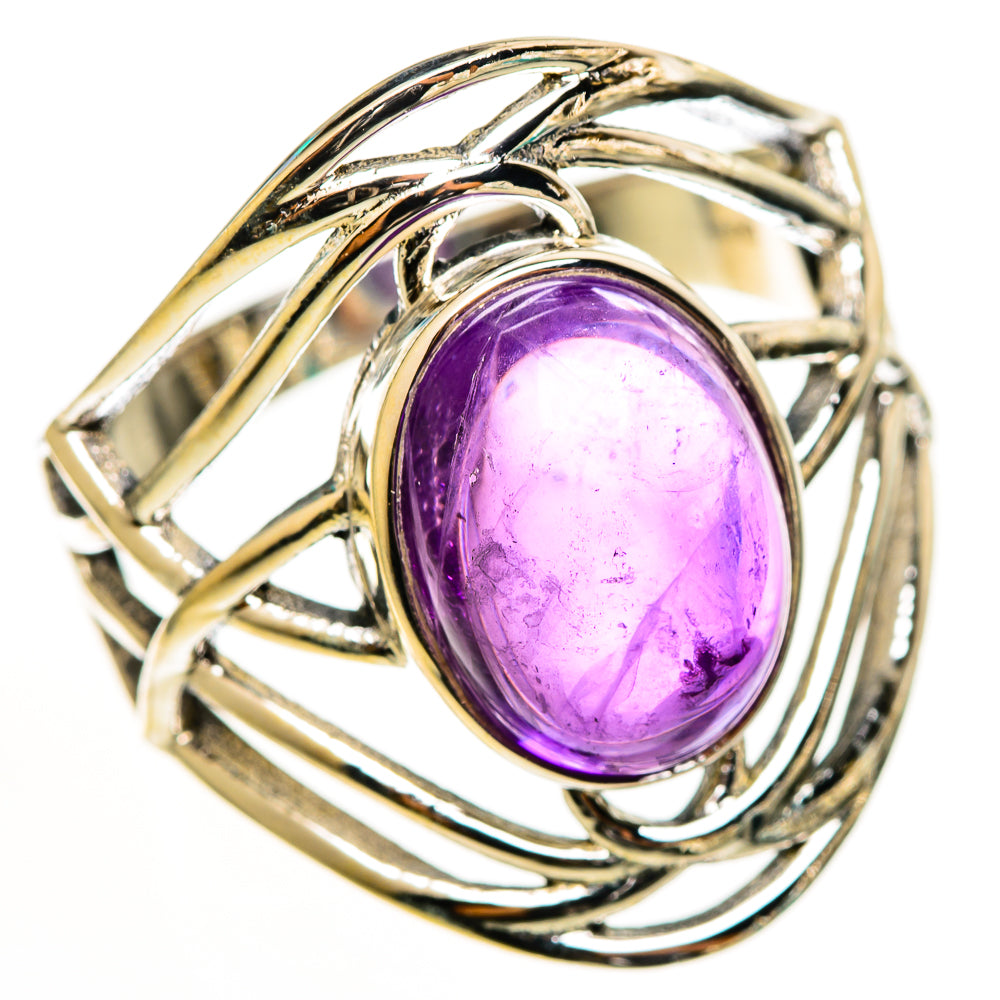 Amethyst Rings handcrafted by Ana Silver Co - RING112709 - Photo 2