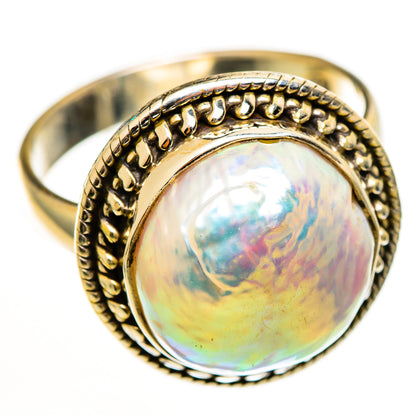 Cultured Pearl Rings handcrafted by Ana Silver Co - RING112710 - Photo 2