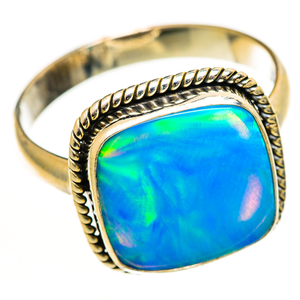 Aura Opal Rings handcrafted by Ana Silver Co - RING112722 - Photo 2