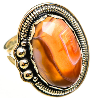 Botswana Agate Rings handcrafted by Ana Silver Co - RING112735 - Photo 2