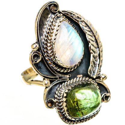 Rainbow Moonstone Rings handcrafted by Ana Silver Co - RING112764 - Photo 2