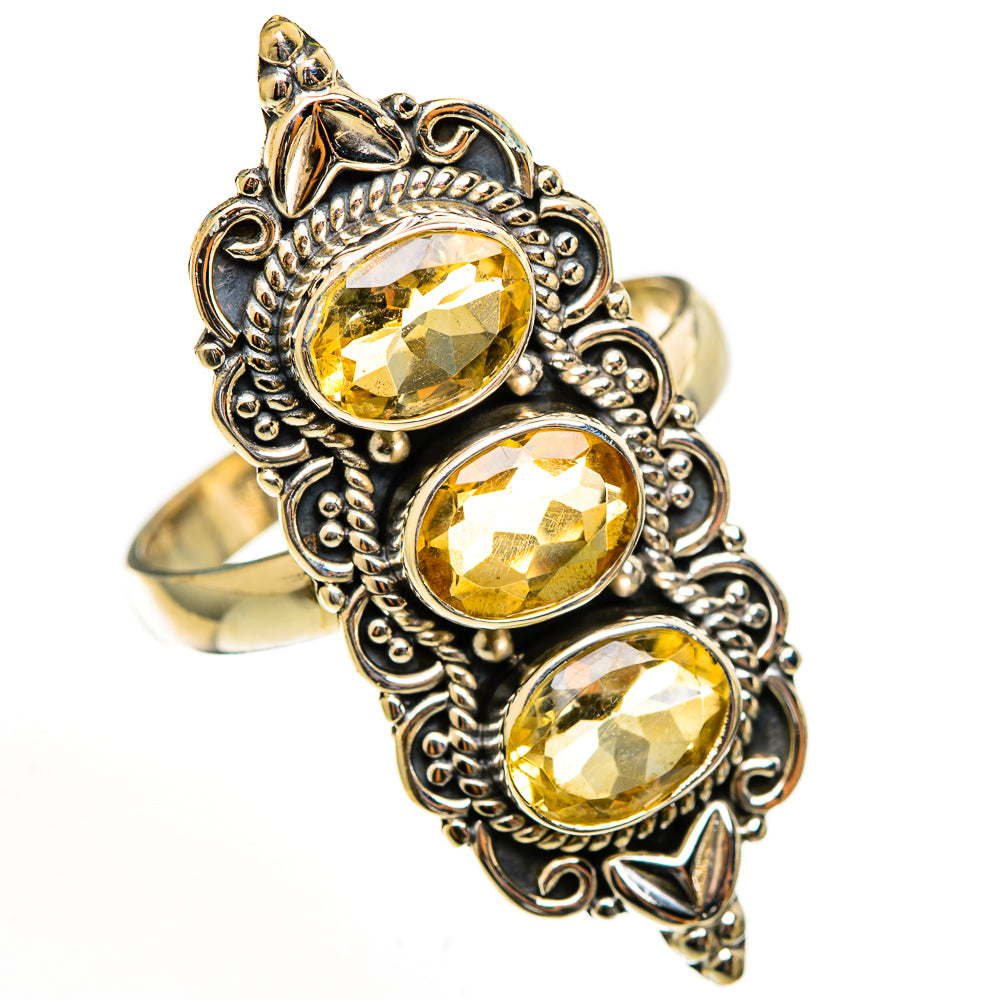 Citrine Rings handcrafted by Ana Silver Co - RING112775 - Photo 2