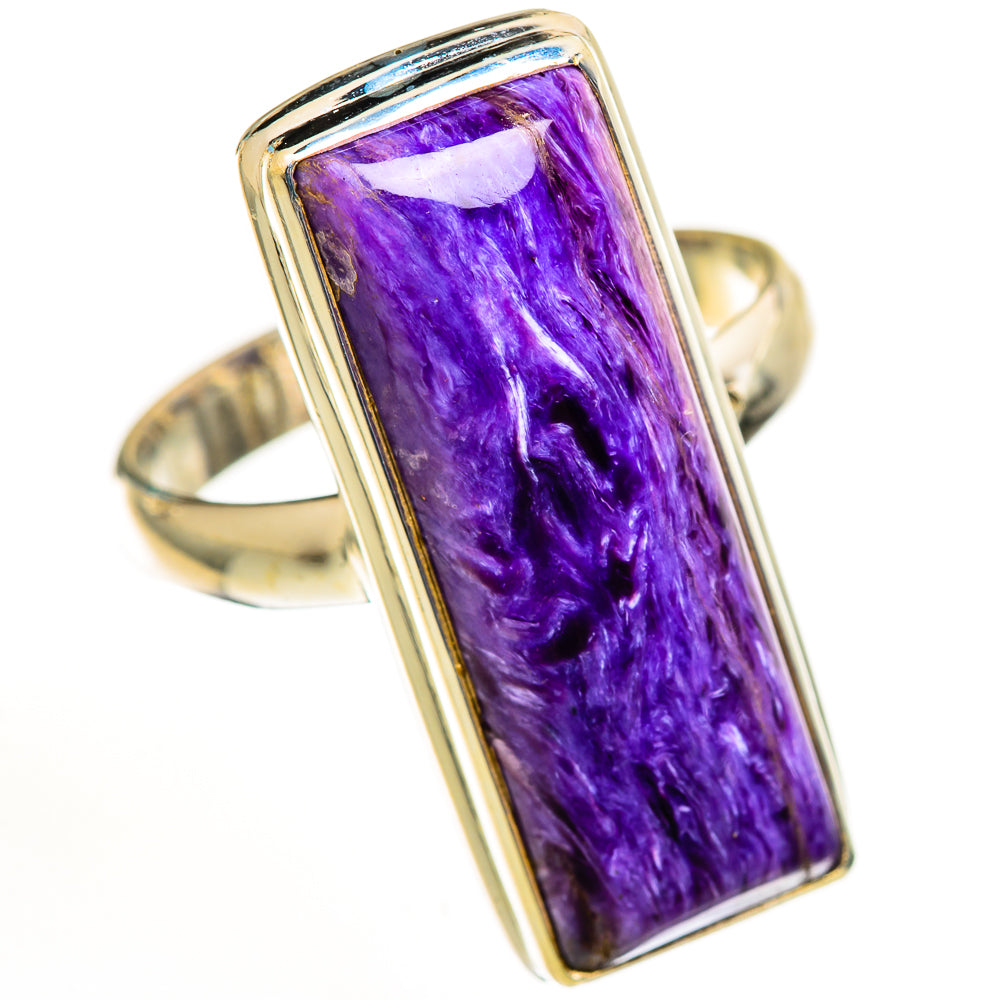 Charoite Rings handcrafted by Ana Silver Co - RING112780 - Photo 2