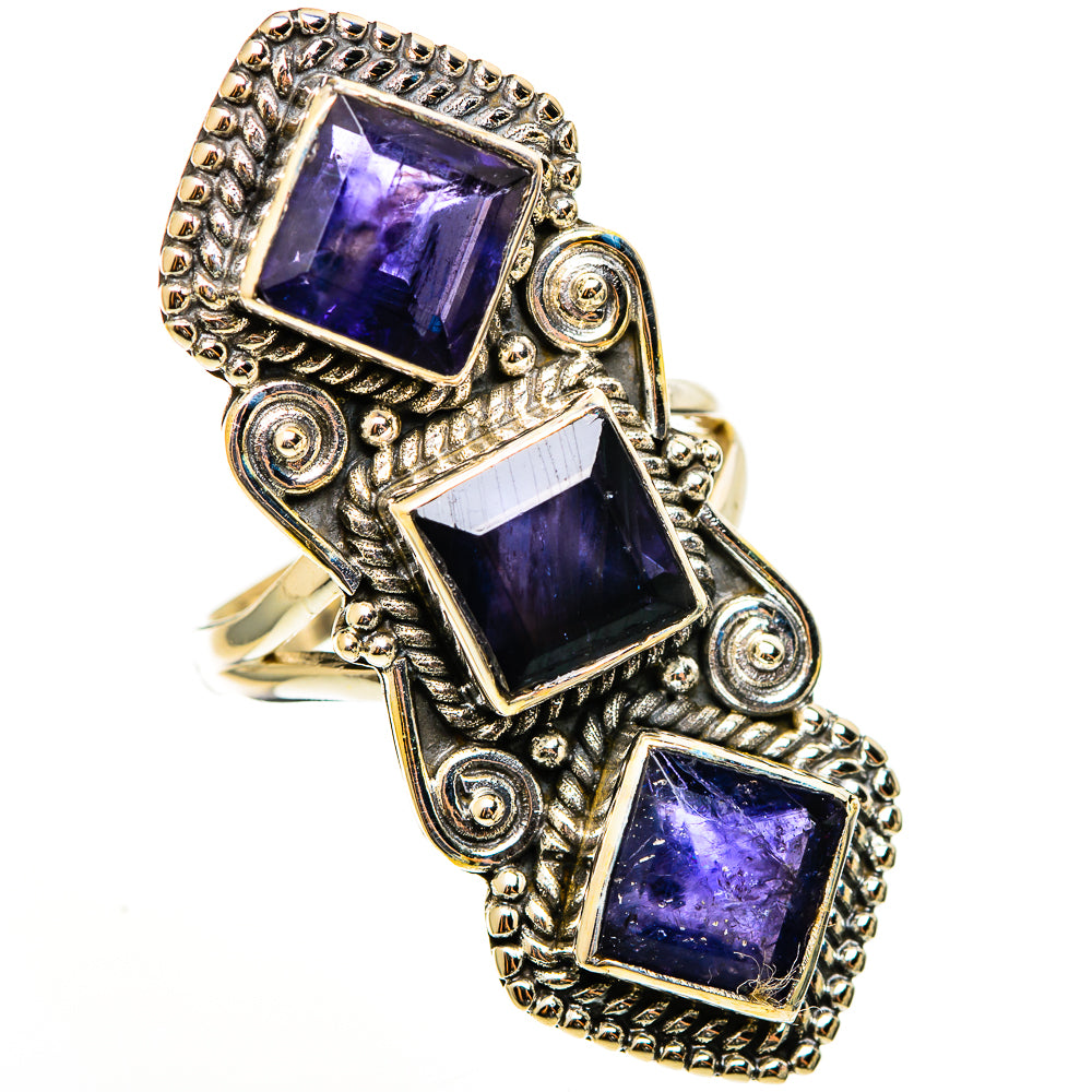 Violet Spinel Rings handcrafted by Ana Silver Co - RING112786 - Photo 2