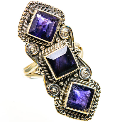 Violet Spinel Rings handcrafted by Ana Silver Co - RING112786 - Photo 2