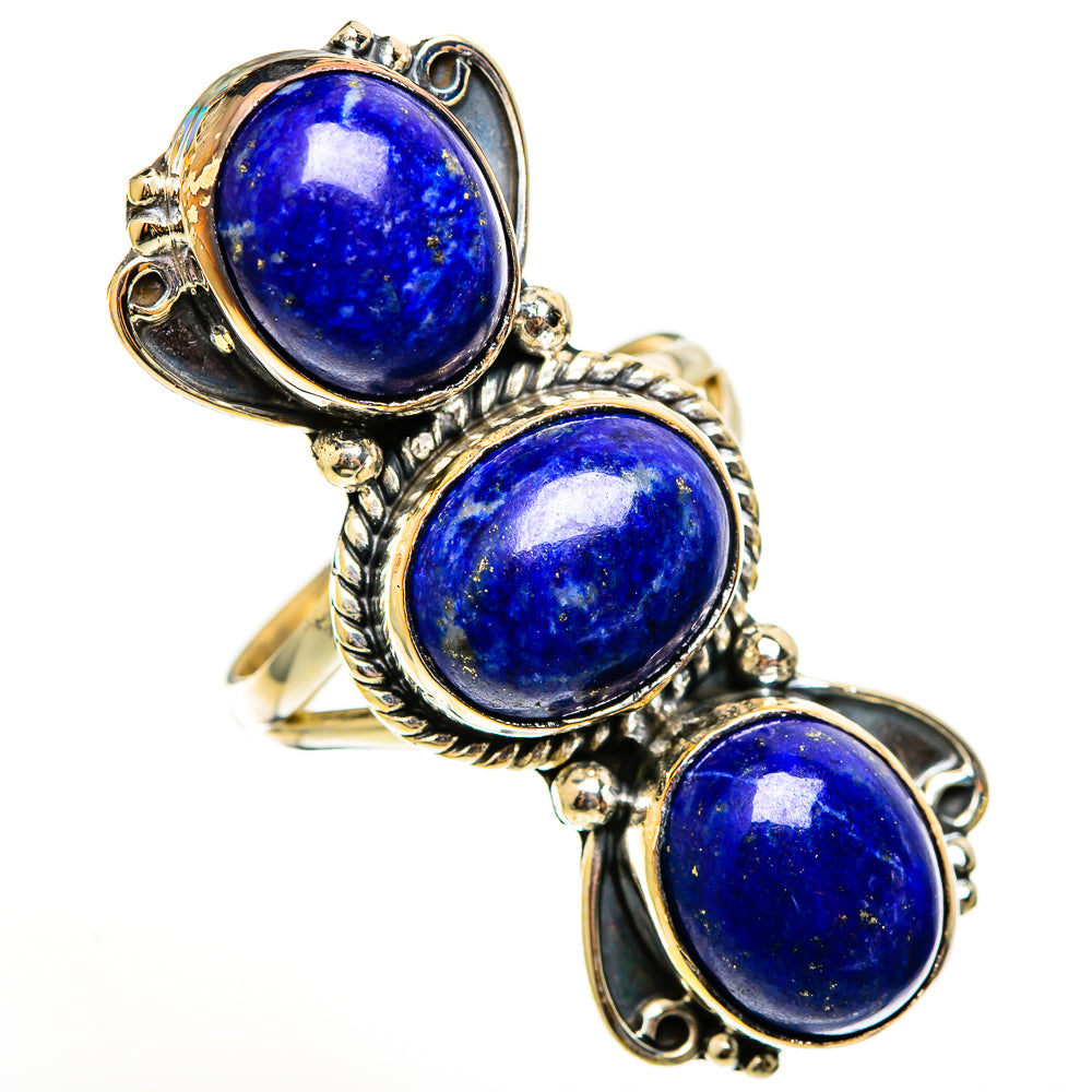 Lapis Lazuli Rings handcrafted by Ana Silver Co - RING112803 - Photo 2