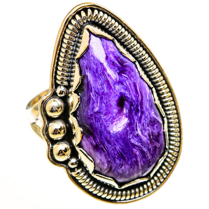 Charoite Rings handcrafted by Ana Silver Co - RING112822 - Photo 2
