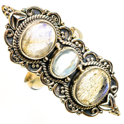 Labradorite Rings handcrafted by Ana Silver Co - RING112876 - Photo 2
