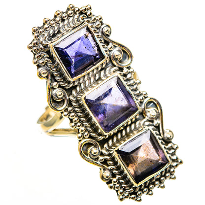 Violet Spinel Rings handcrafted by Ana Silver Co - RING112918 - Photo 2