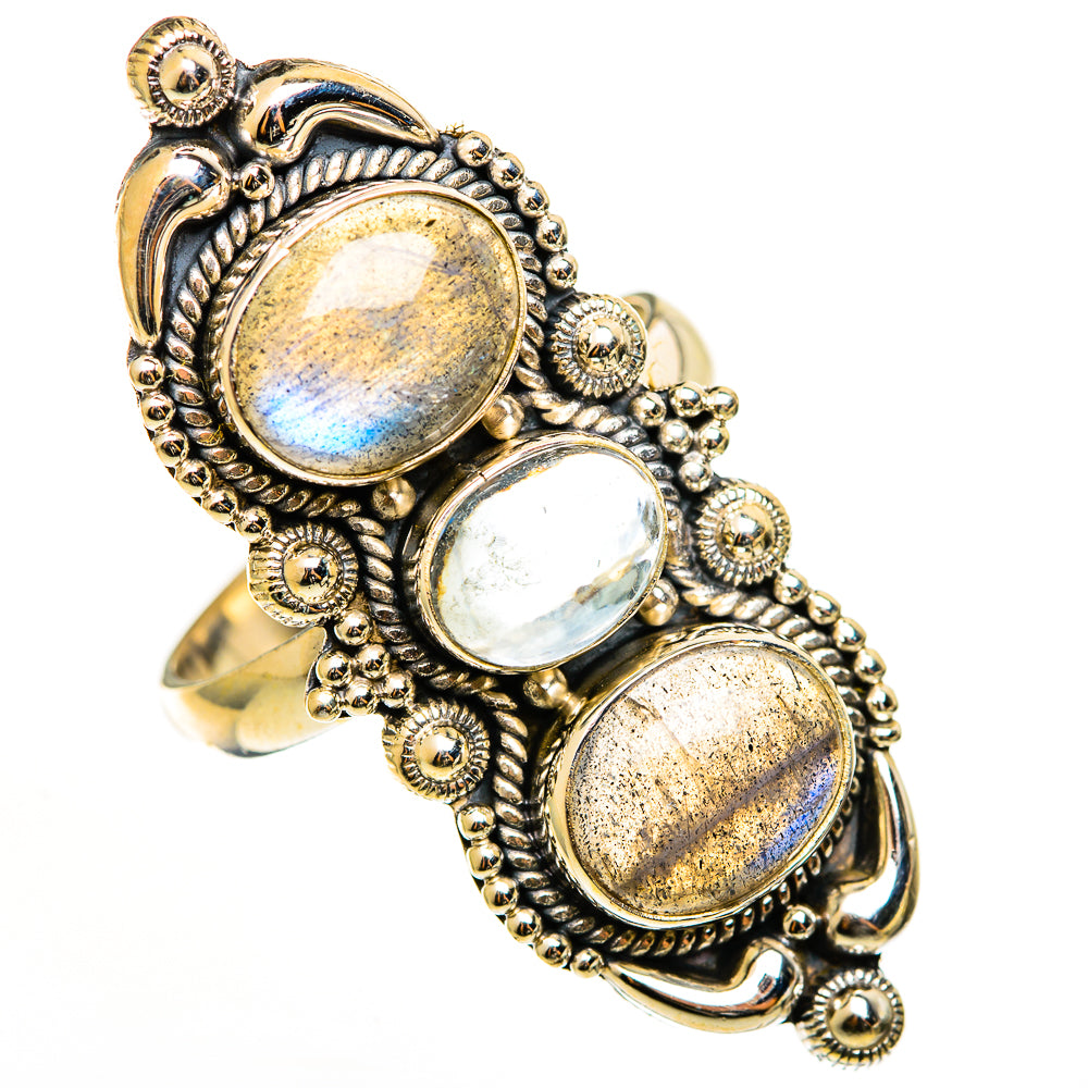 Labradorite Rings handcrafted by Ana Silver Co - RING112930 - Photo 2