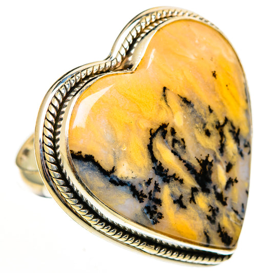 Dendritic Agate Rings handcrafted by Ana Silver Co - RING112941 - Photo 2