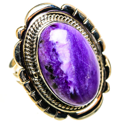 Charoite Rings handcrafted by Ana Silver Co - RING112945 - Photo 2