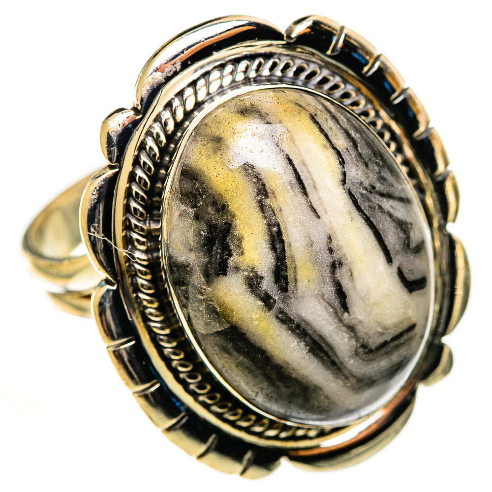 Pinolith Jasper Rings handcrafted by Ana Silver Co - RING112949 - Photo 2