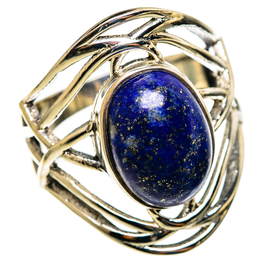Lapis Lazuli Rings handcrafted by Ana Silver Co - RING112954 - Photo 2