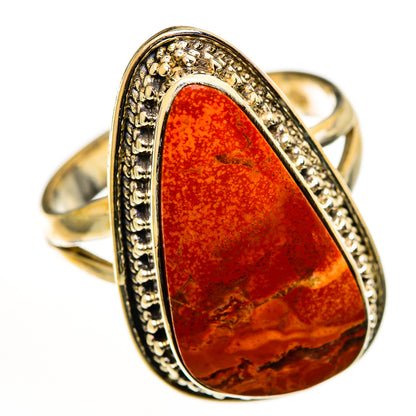 Red Jasper Rings handcrafted by Ana Silver Co - RING112959 - Photo 2