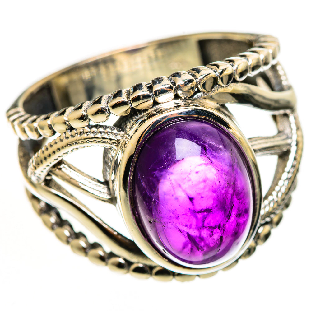 Amethyst Rings handcrafted by Ana Silver Co - RING112966 - Photo 2